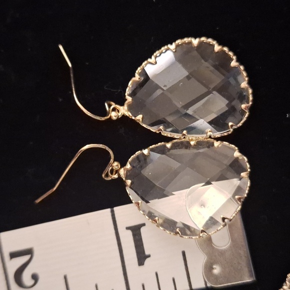 Gold and Silver Teardrop Necklace Set - Picture 7 of 7